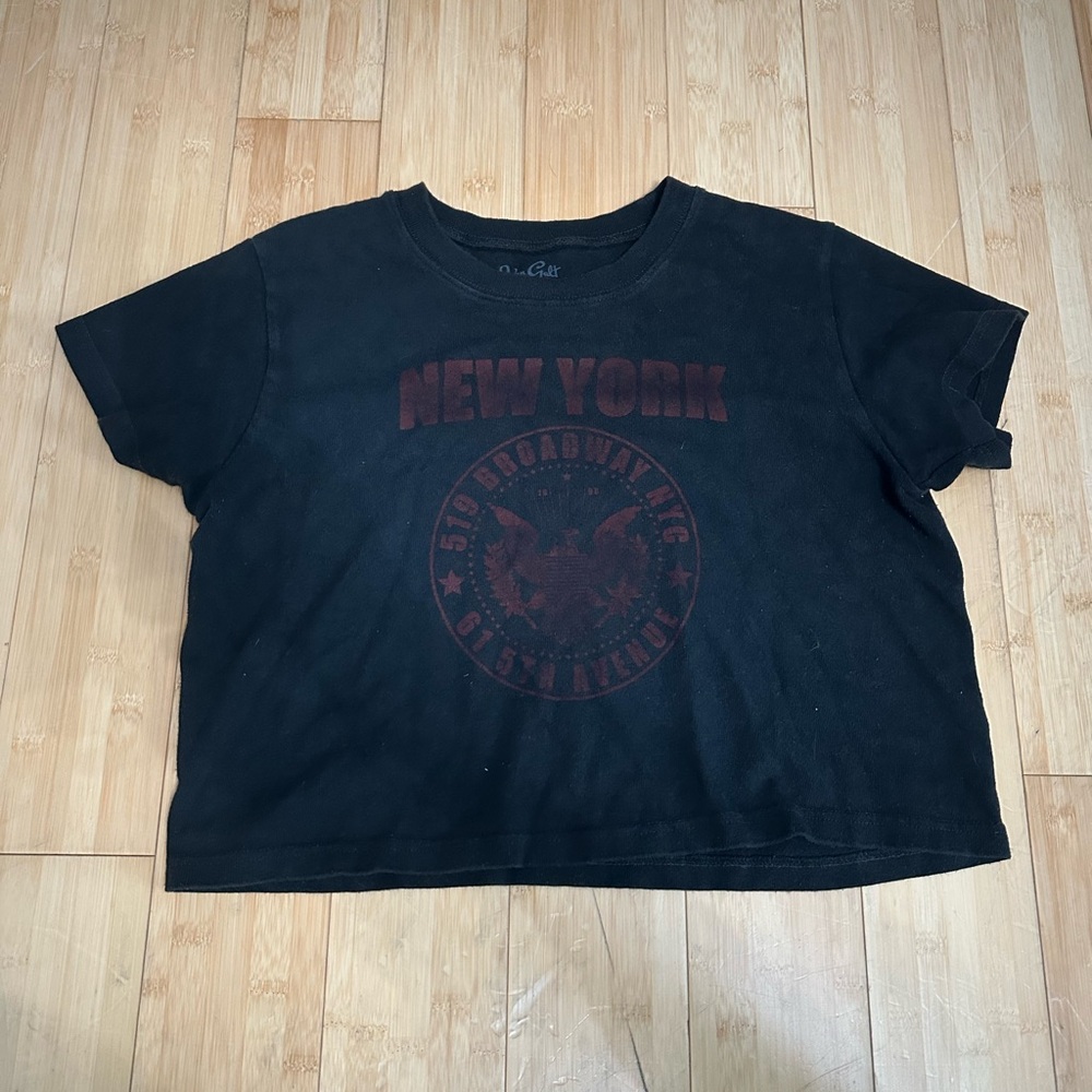 Brandy Melville Black Crop Top